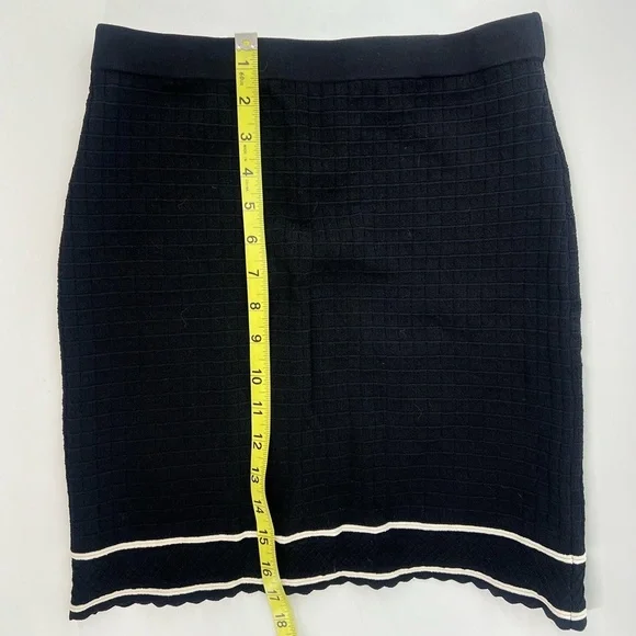 House of Harlow 1960 black knit polo matching set with crop top and skirt small - Picture 9 of 13